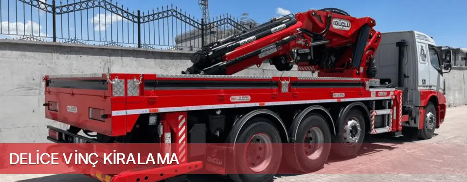 Delice İlçemi Vinç Kiralama